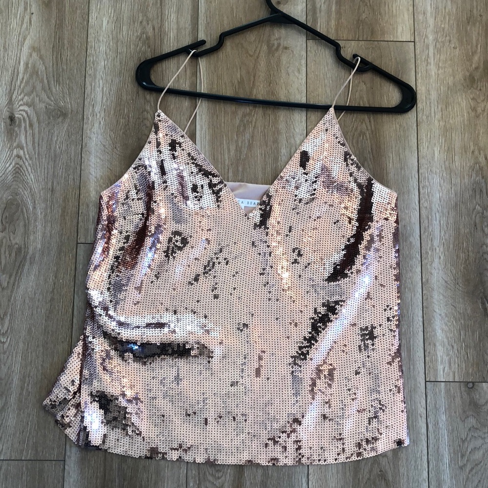Veronica beard sequin tank